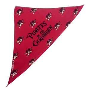 Disney Dog Bandana Pirates of the Caribbean Red Print